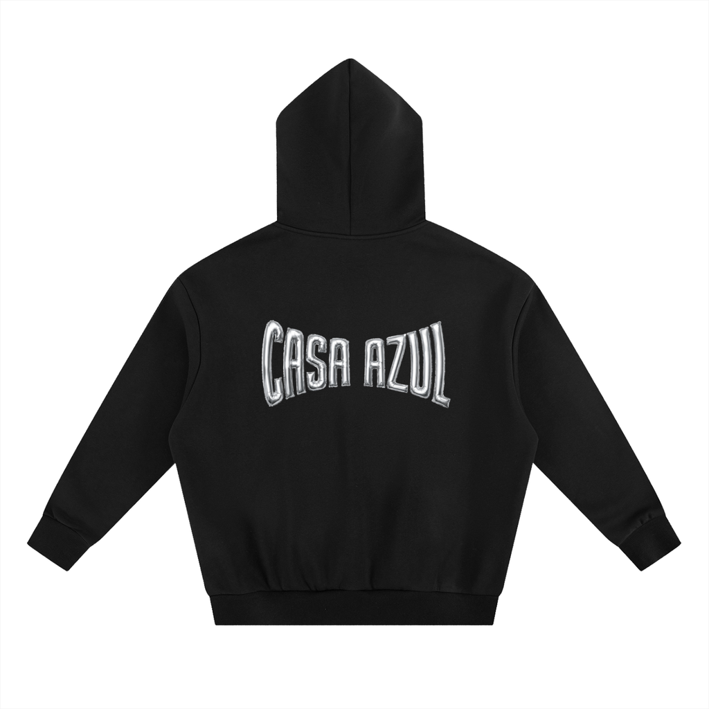 Boxy Oversized Hoodie - Chrome Signature