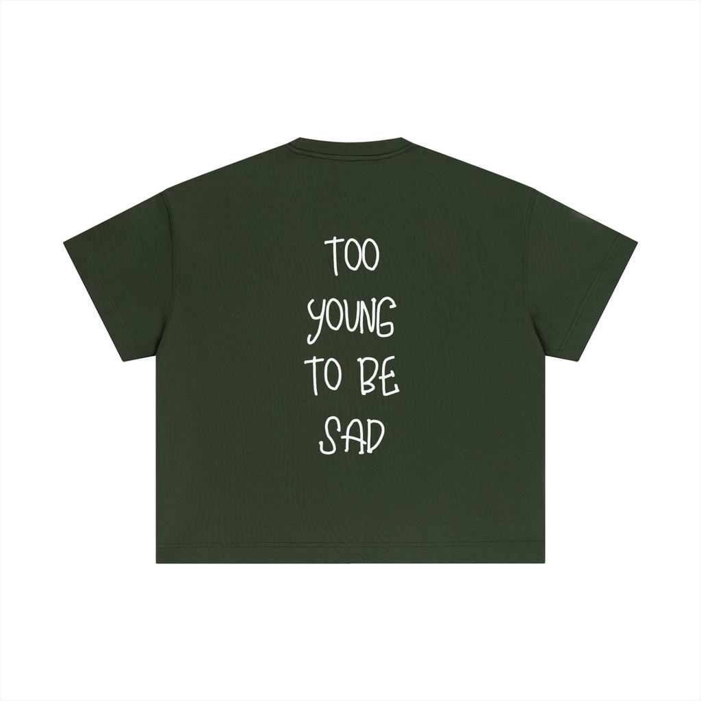 T-shirt Cropped – TOO YOUNG TO BE SAD