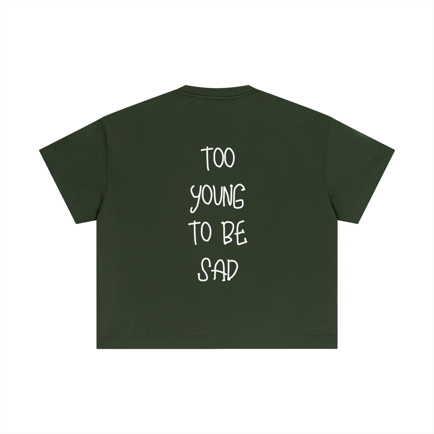 T-shirt Cropped – TOO YOUNG TO BE SAD
