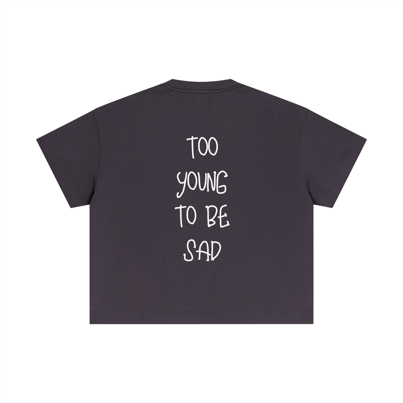 T-shirt Cropped – TOO YOUNG TO BE SAD