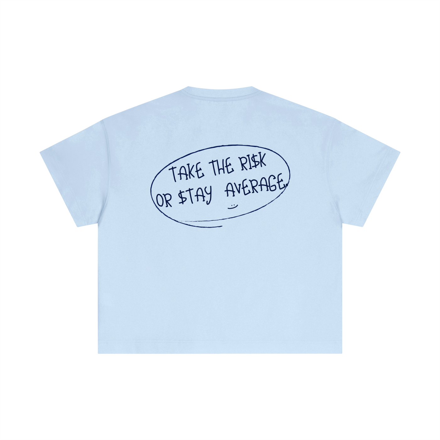 Take The Risk - Cropped Boxy Tee
