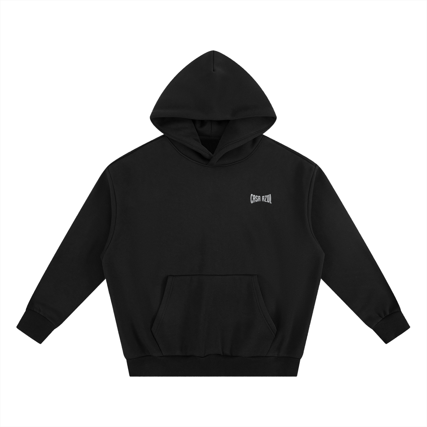 Boxy Oversized Hoodie - Chrome Signature