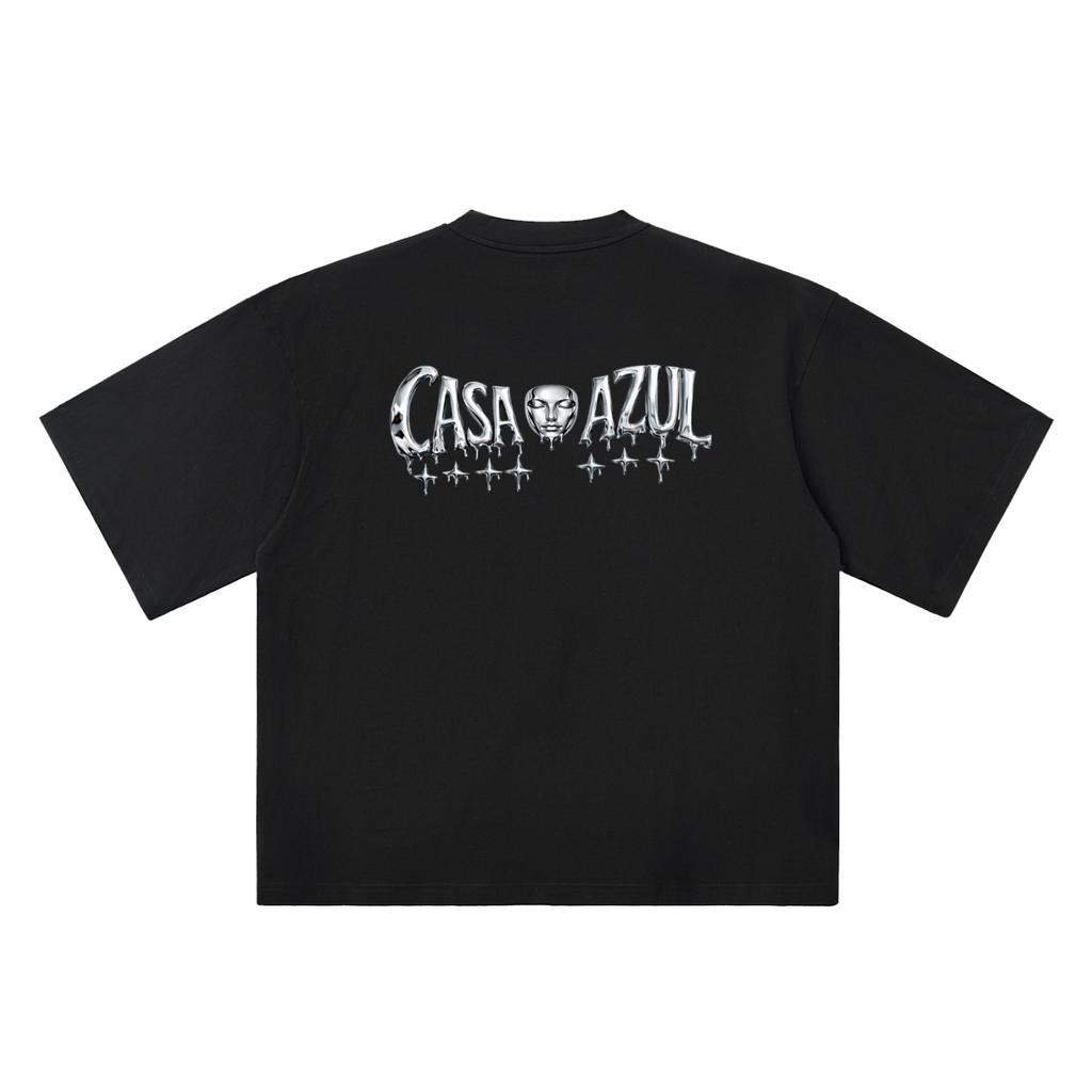 Casa Azul chrome Signature - Oversized Boxy Tee