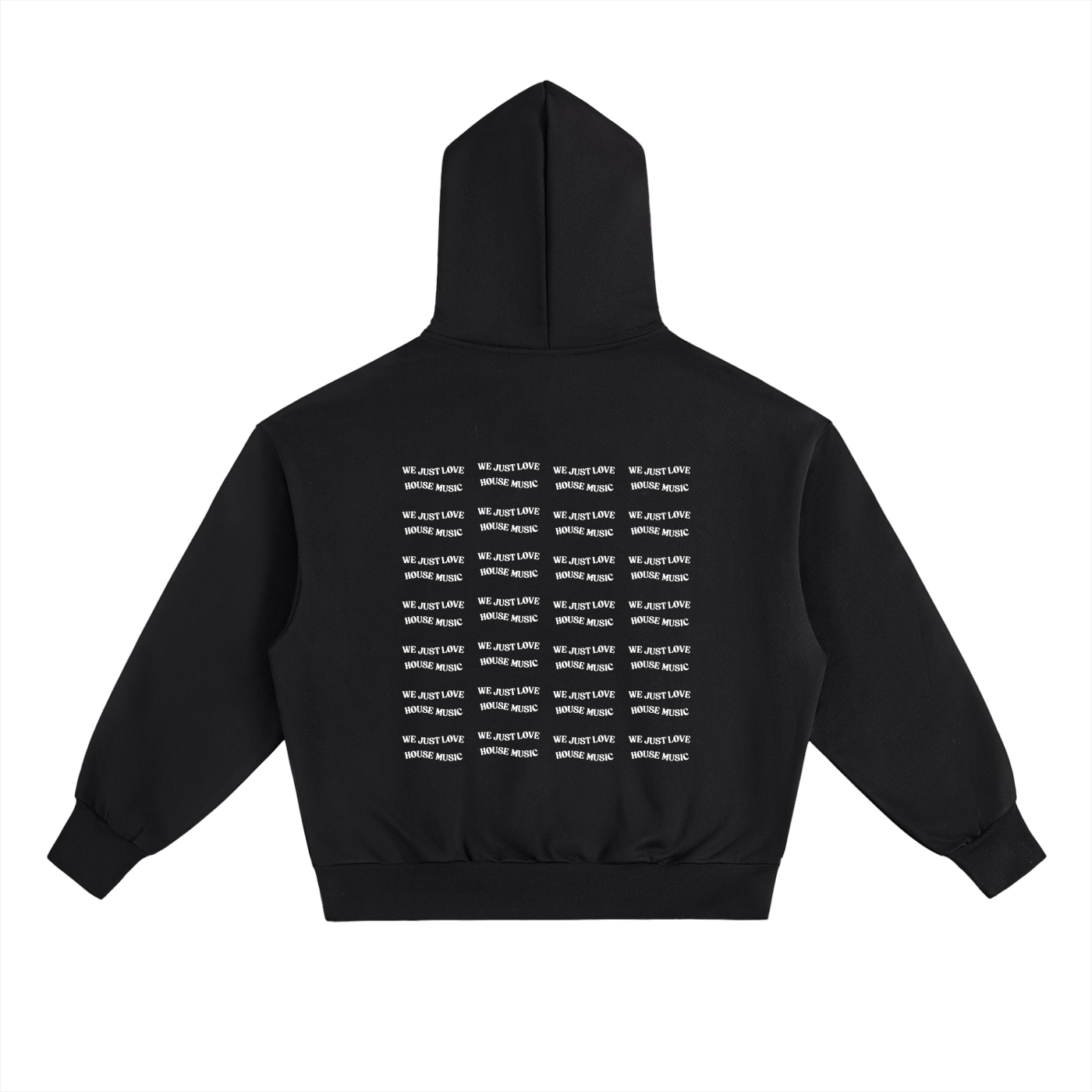 We Just Love House Music On Repeat - Oversized Boxy Hoodie