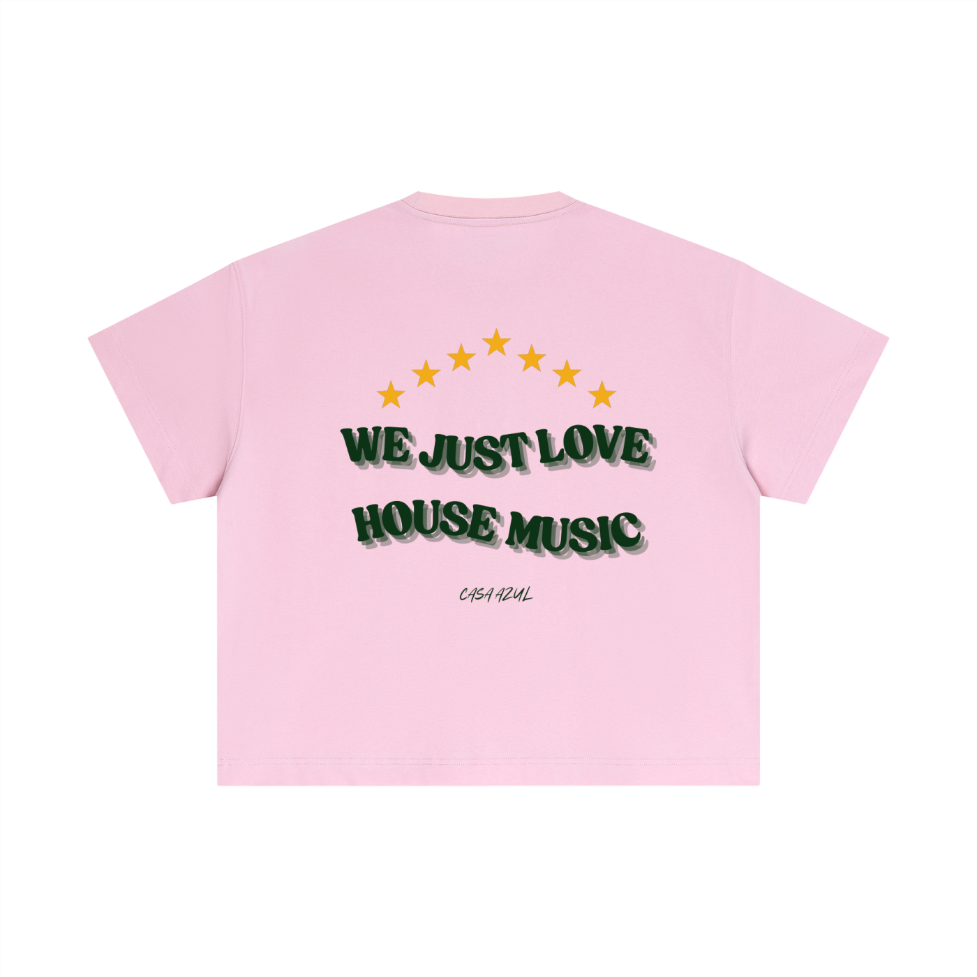 T-shirt Cropped – We Just Love House Music