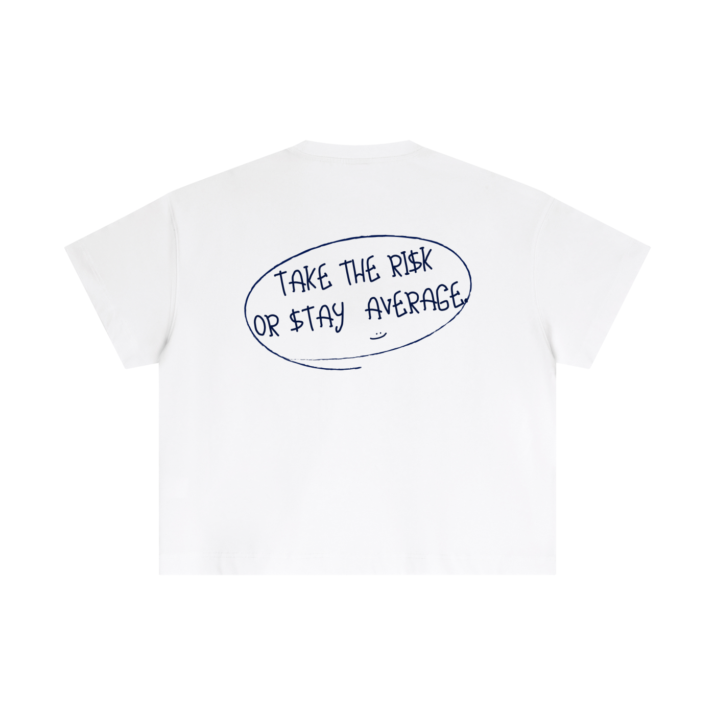 Take The Risk - Cropped Boxy Tee