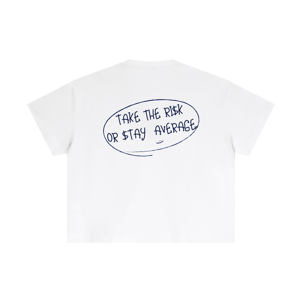 Take The Risk - Cropped Boxy Tee