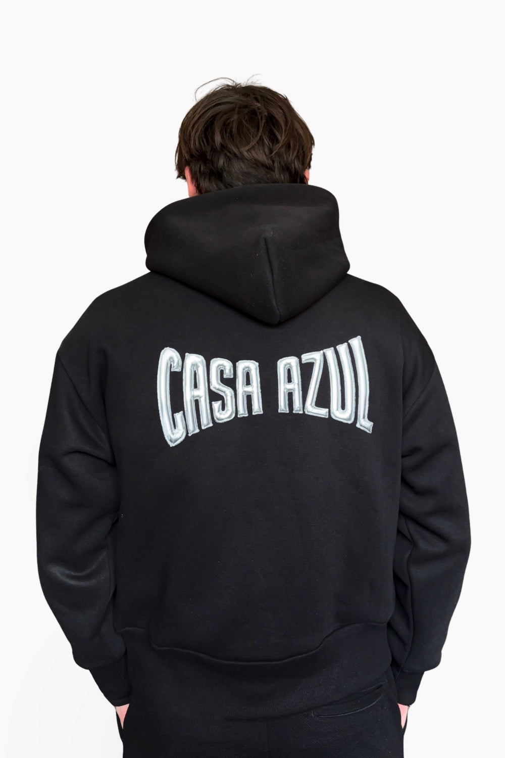 Boxy Oversized Hoodie - Chrome Signature