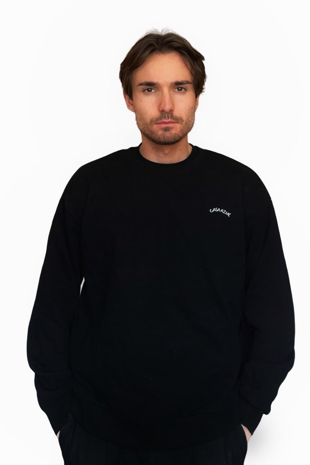 Heavyweight Drop Shoulder Sweatshirt - WE JUST LOVE HOUSE MUSIC ON REPEAT