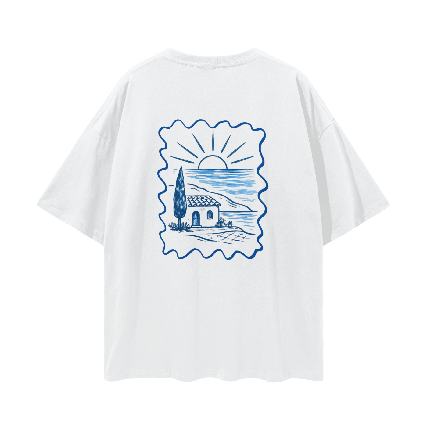 T-shirt oversized– La Casa azul