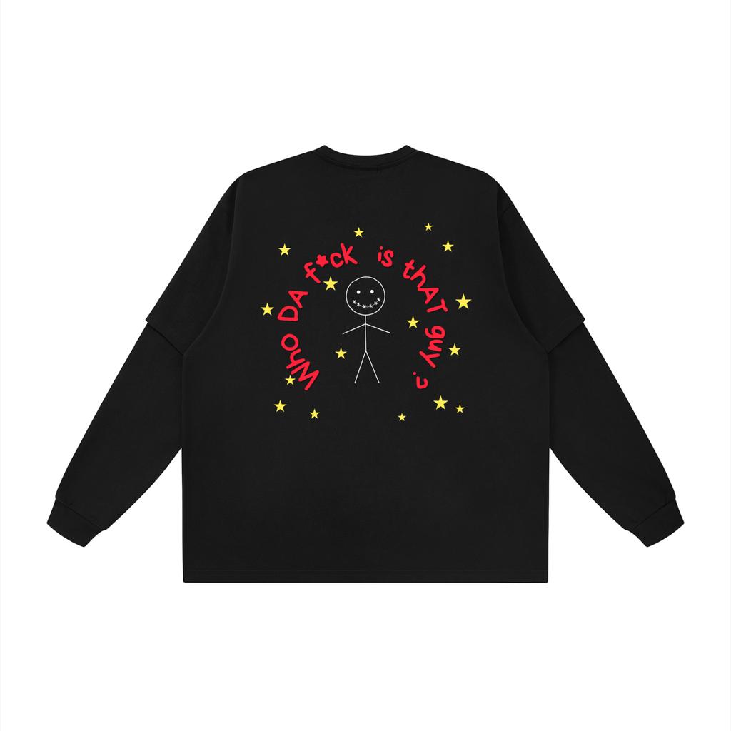 "Who DA F*ck" - Layered Oversized Tee