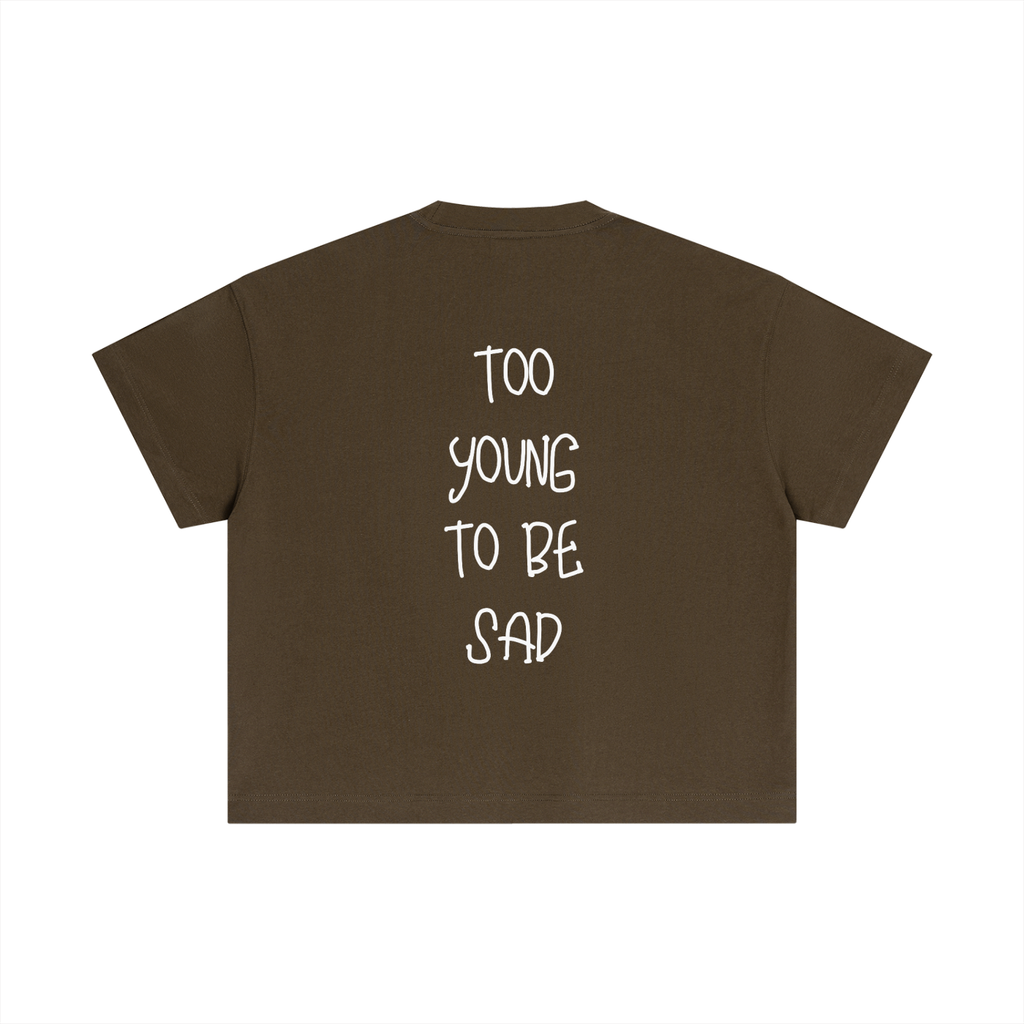 T-shirt Cropped – TOO YOUNG TO BE SAD