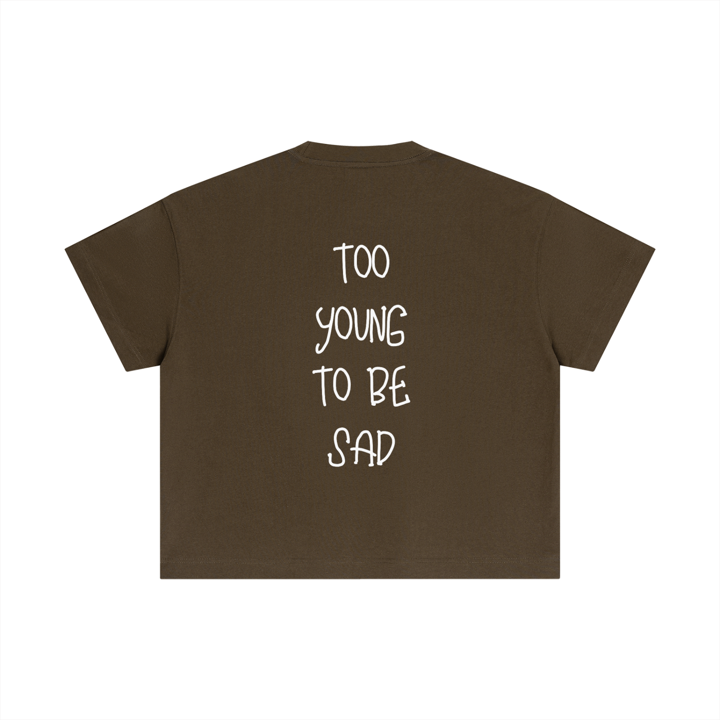T-shirt Cropped – TOO YOUNG TO BE SAD