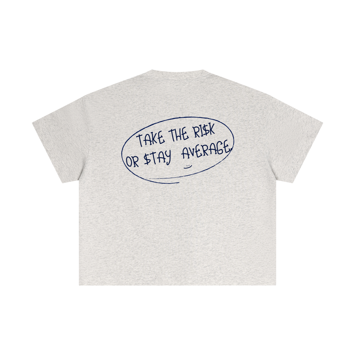 Take The Risk - Cropped Boxy Tee