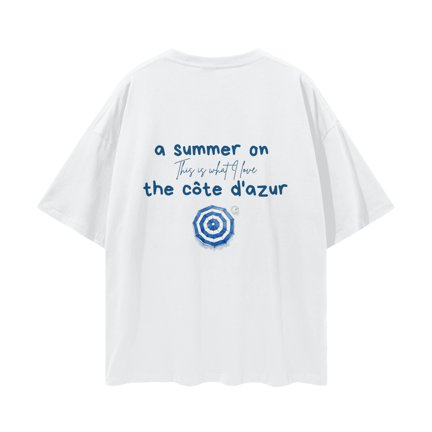 T-shirt oversized– Côte d'azur