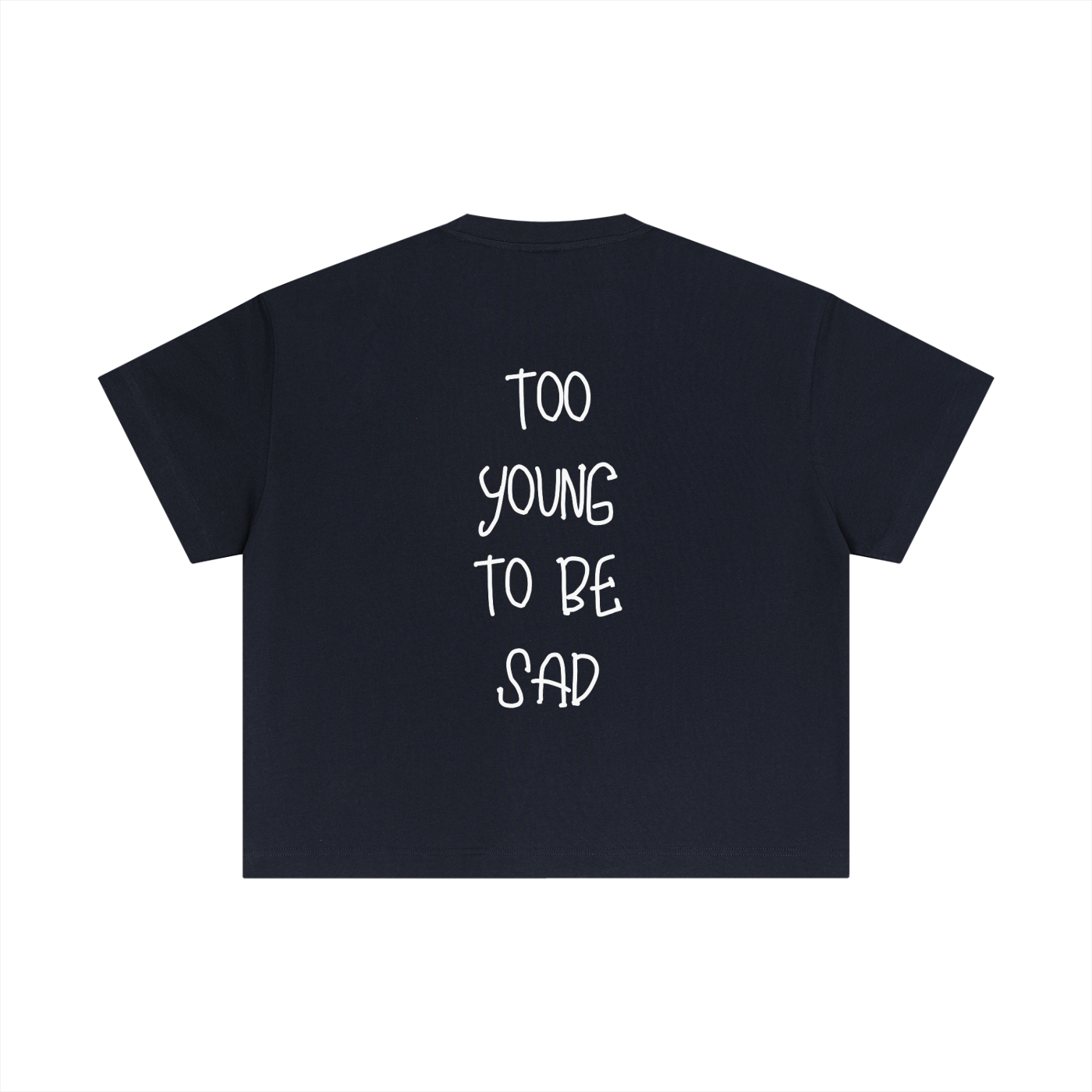 T-shirt Cropped – TOO YOUNG TO BE SAD