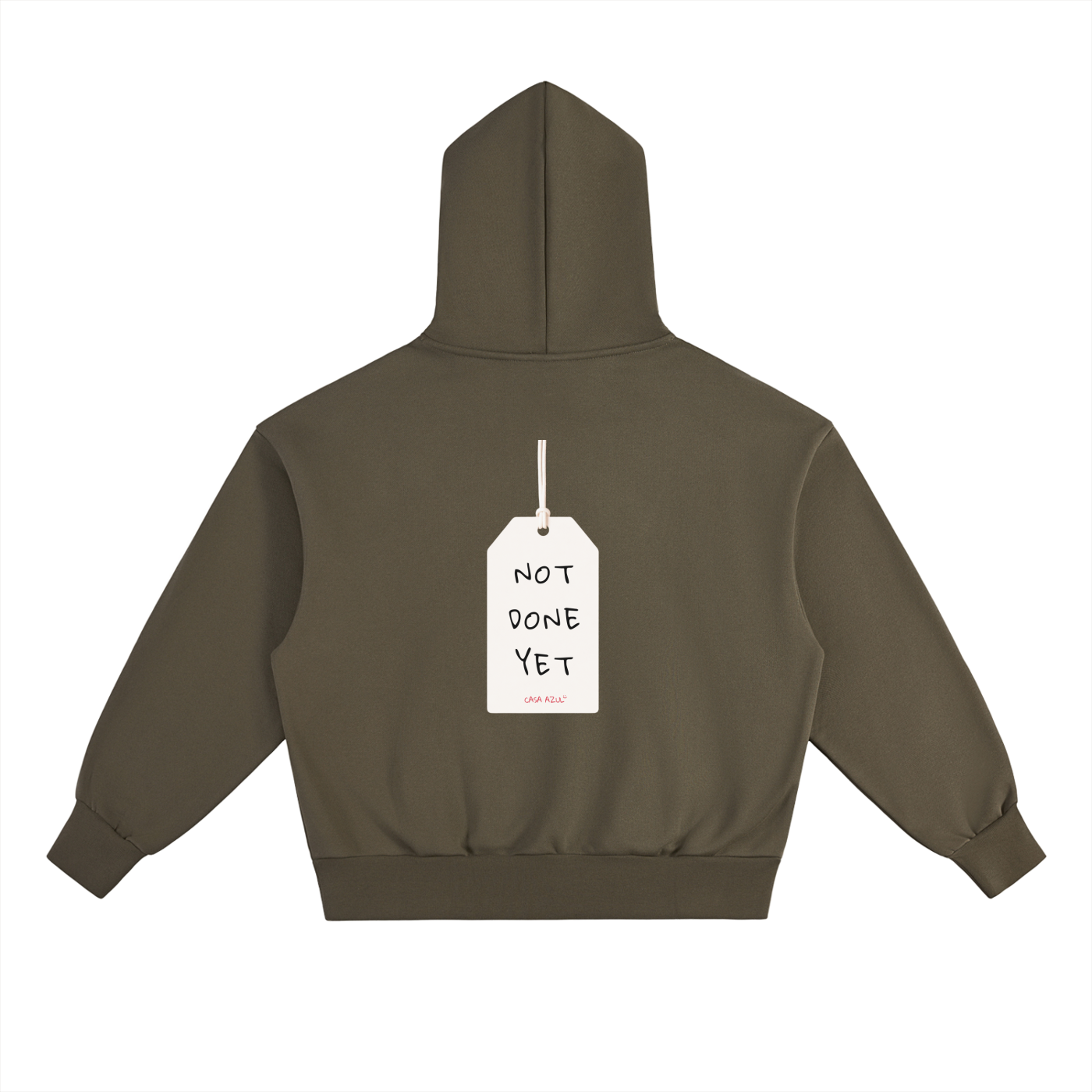 Not done yet - Oversized Boxy Hoodie